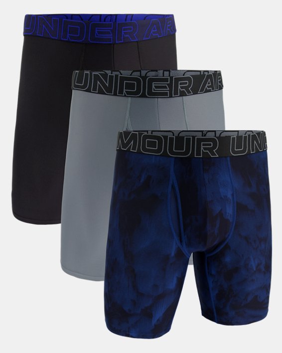 Men's UA Performance Tech™ Printed 9" Boxerjock®, Blue, pdpMainDesktop image number 2